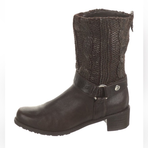 Stuart Weitzman Moto Boot Brown size 6 - Picture 2 of 7